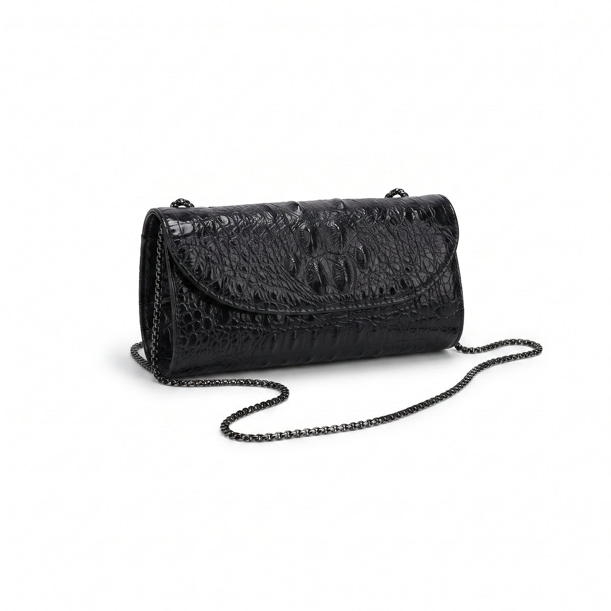 BELLEVA Crocodile Chain Wallet Clutch