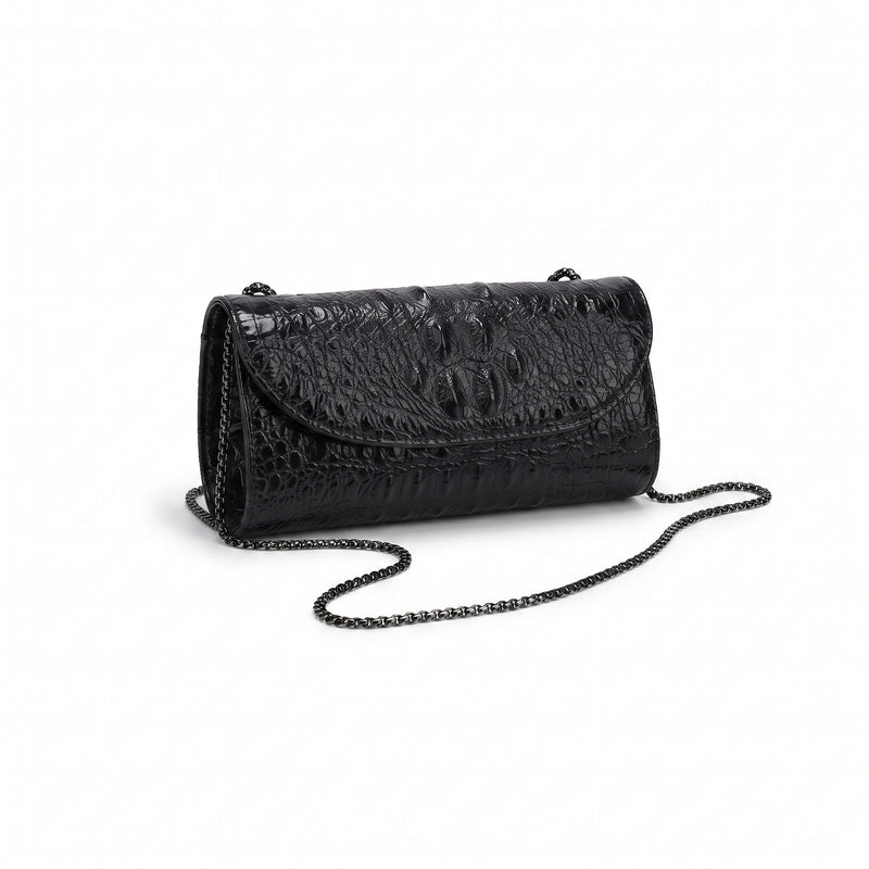 BELLEVA Crocodile Chain Wallet Clutch | Women's Crossbody Handbag